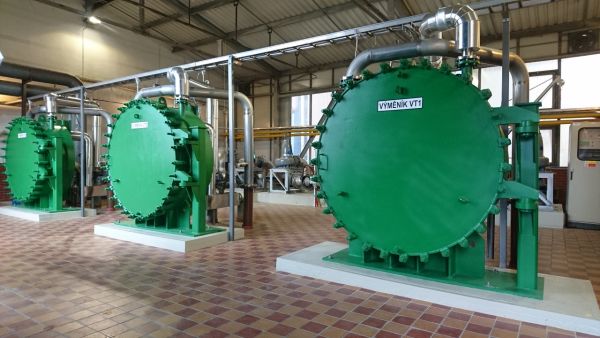 ČOV Ostrava-výměníky kalu